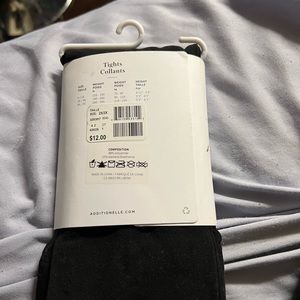 Addition Elle Black tights size 2X-3X. New still in package